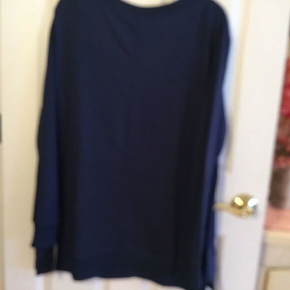 NWT New Directions XL PJ Top L/S Blue - Picture 5 of 9